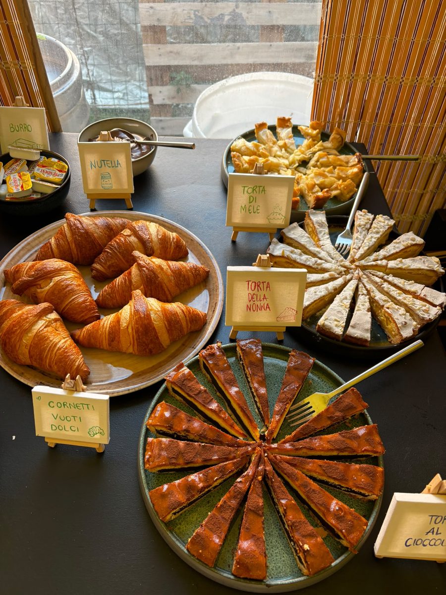 Cornetti e torte della colazione